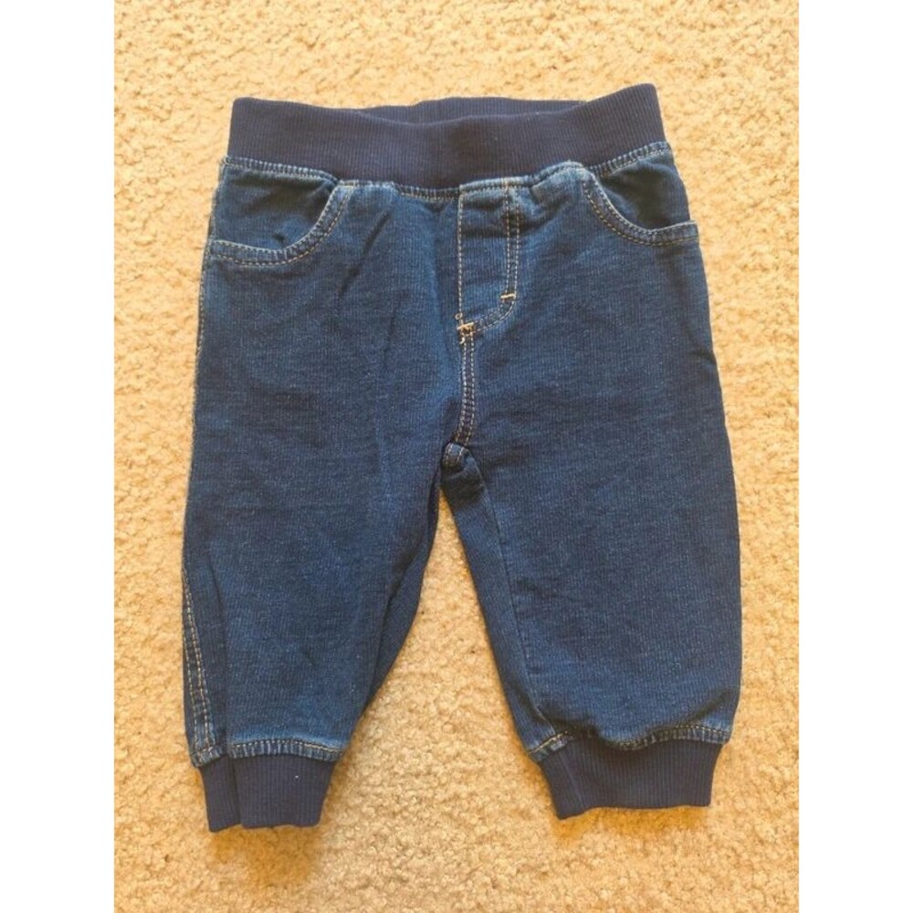 Calvin Klein Jeans 3-6 Months Knit Pull-On Denim Joggers fall/winter